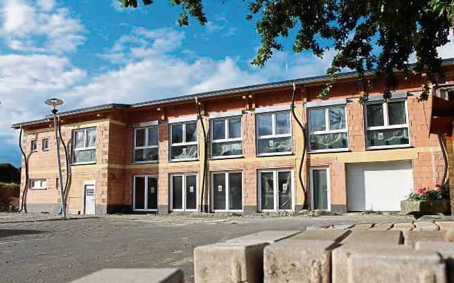 Das neue Dorfgemeinschaftshaus wird der neue Dorfmittelpunkt, sobald es fertig ist. Archivfoto: Pia Mintert