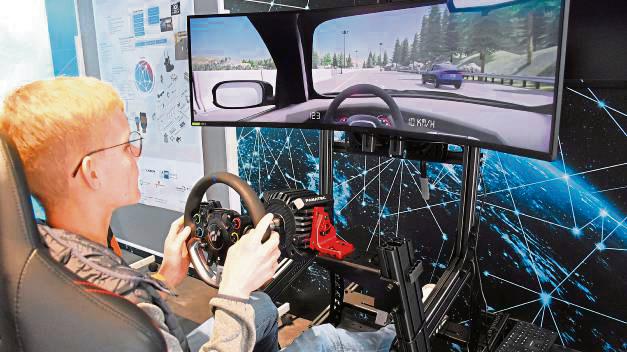 Welche Infos muss die KI für sicheres Steuern aufnehmen? Das lässt sich im Simulator erkunden. Foto: Giannakis