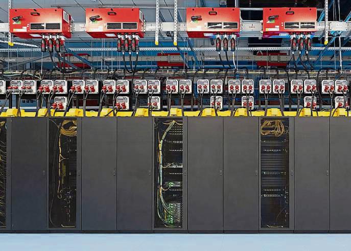 Der neue Supercomputer der Universität Paderborn.