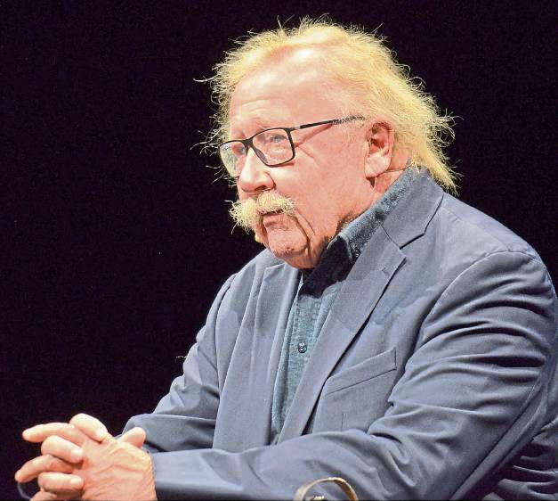 Der Philosoph Peter Sloterdijk bereicherte mit seinen Gedanken das Wortfestival. Foto: Dietmar Gröbing