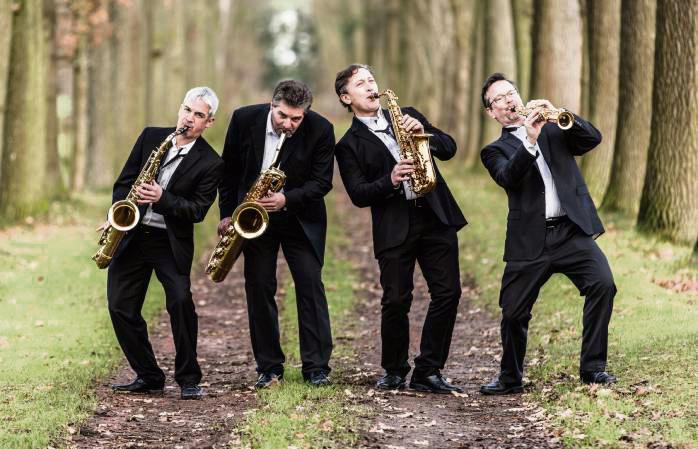 Das Blattwerk-Saxophonquartett bringt Musik aus vier Epochen auf die Bühne.