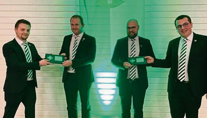 Kai Stange und Silvio Szymczak wurden verabschiedet.