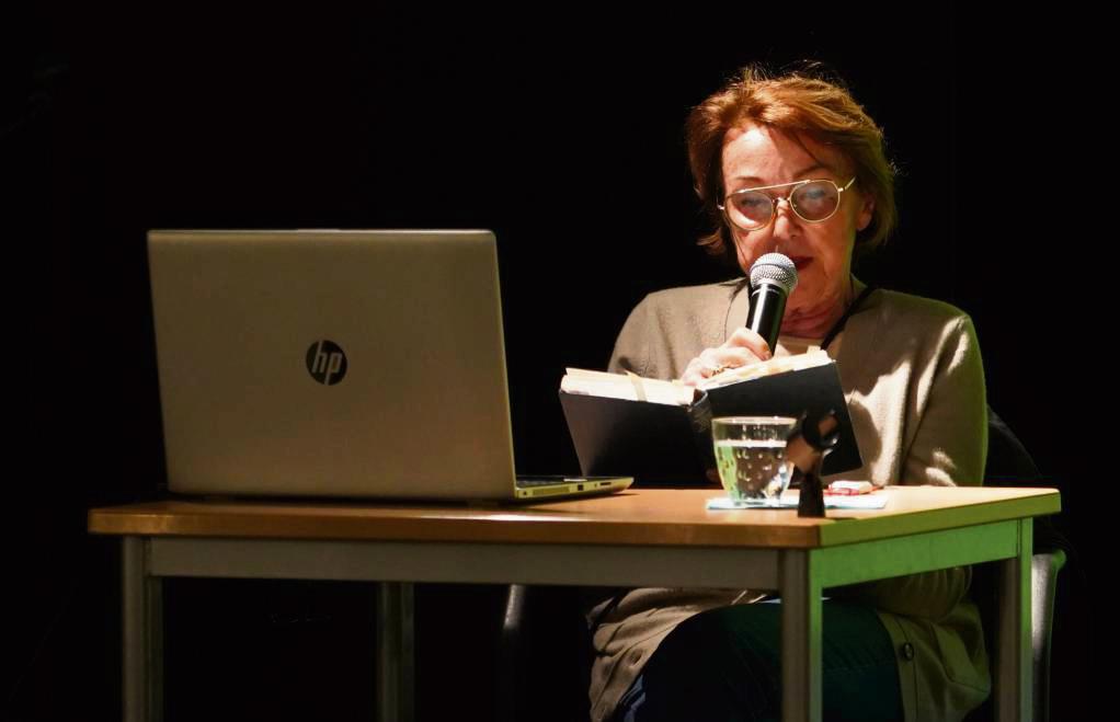 Die Auschwitz-Überlebende Eva Umlauf las am GSO und im Kulturraum Synagoge.