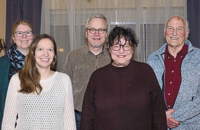 Im Amt bestätigt wurden (v.l.) Karena Hansel, Julia Austin, Frank Biege, Birgit Buxelbröer und Theo Struwe.