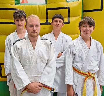 Für den JSV Lippstadt starteten in Olsberg (v.l.): Laurin Junker, Sören Sokolowski, Tamino Jander und Kai Grote.