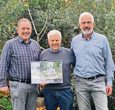 Spendenübergabe, (v.l.): Dirk Ruholl, Herbert Polder und Norbert Jassmeier.