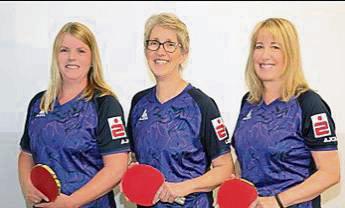 Das Seniorinnen 50-Team des TTK Anröchte mit (v.l.) Marion Greune, Ingrid Levenig und Mechthild Vogel zeigte bei den westdeutschen Mannschaftsmeisterschaften eine Topleistung und schaffte es bis ins Finale.