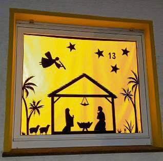 Den begehbaren Adventskalender gibt es auch dieses Jahr wieder in Oestereiden.