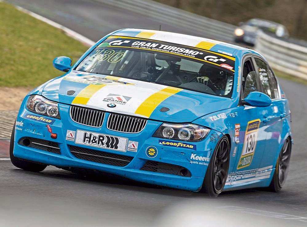 Gelungener Auftakt am Nürburgring: Oliver Frisse vom MSC Bergstadt Rüthen steuerte seinen BMW 325i nach packendem Kampf auf Platz zwei.