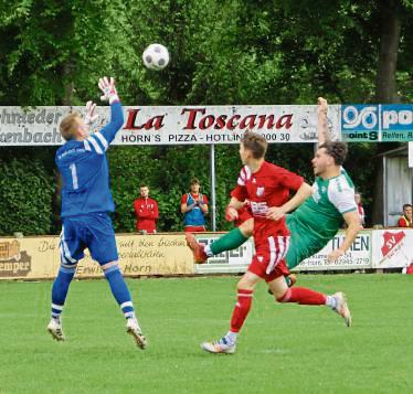 Ihren zweiten Matchball wollen die Spieler des SuS Cappel (in Grün) am Sonntag verwandeln. Foto: Schnieder