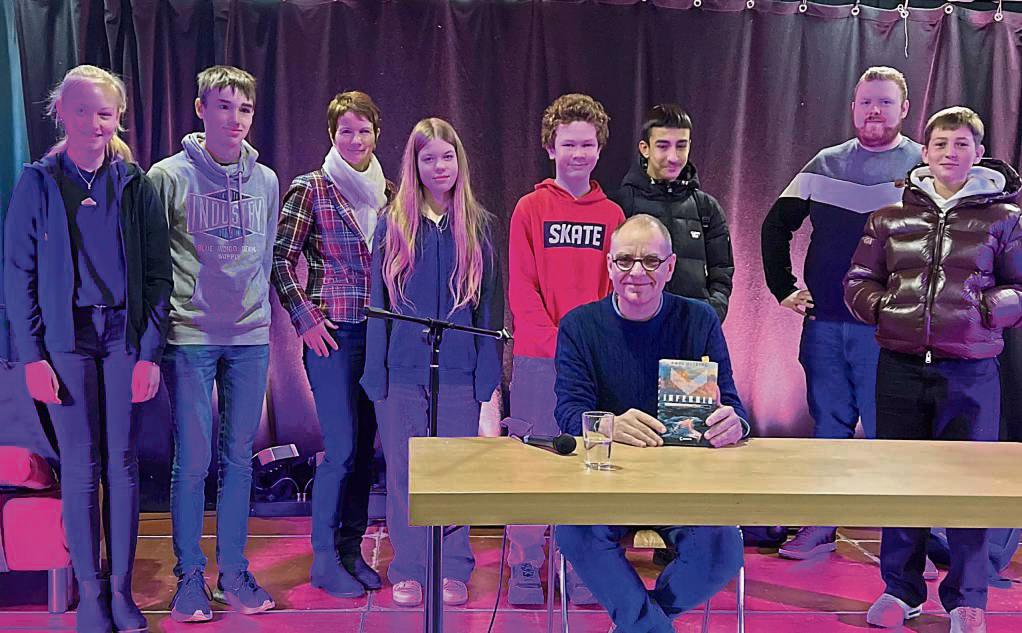 Die Lesung vom Beststeller-Autor Karl Olsberg kam bei den Schülern gut an.