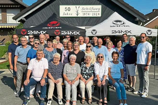 Der Schilfweg in Eickelborn zeichnet sich durch eine lebendige Nachbarschaft aus.