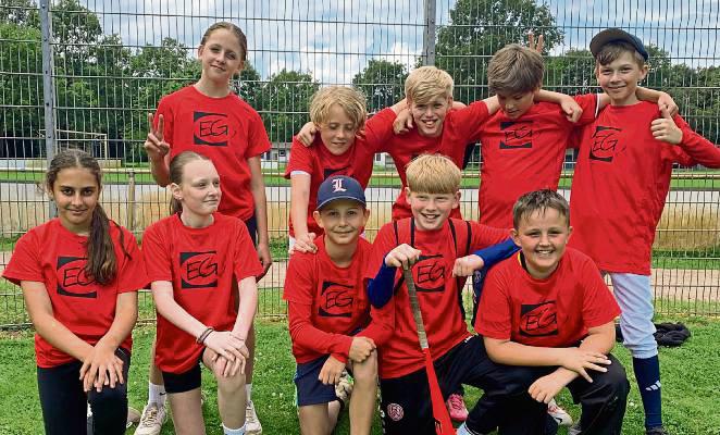 Auch das Evangelische Gymnasium mischte beim Softball-Schulturnier der Lippstadt Ochmoneks mit.
