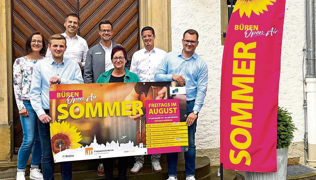 Auf den Open-Air-Sommer freuen sich die Organisatoren sowie Sponsoren der Veranstaltung.
