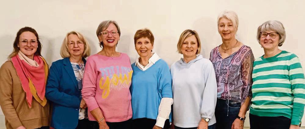 Der Vorstand des Hospizkreises, v.l.: Wibke Porrmann, Annette Chrzanowski, Dorothee Gerling, Mechthild Fillinger, Marlies Stotz, Heike Hunold und Hildegard Borgelt.