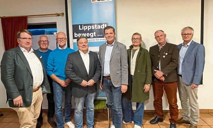 Blickten bei der CDU Eickelborn-Lohe auf die Wahl (v.l.): Markus Patzke, Antonius Schütte, Norbert König, Arne Moritz, Oliver Pöpsel MdB, Kreistags-Kandidatin Friederike Reilmann-Lollies, Norbert Bömer-Schulte jun. und Michael Wilmes.