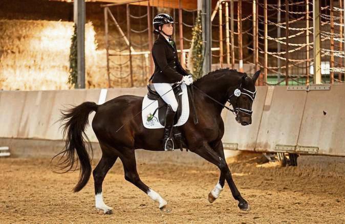 Auch Annchristin Fischer und ihr Pferd „Alexus“ fiebern dem Erwitter Reitturnier entgegen.