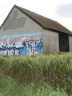 Neben dieser Scheune auf Bürener Stadtgebiet geschah die Tat. Archivfoto: Friedrich