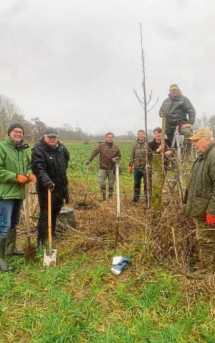 Zahlreiche Bäume wurden in Overhagen gepflanzt.