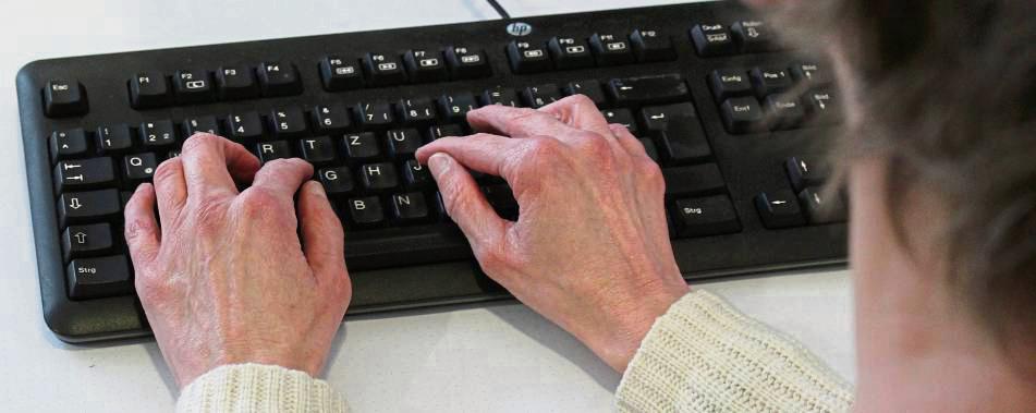 Fit für das Schreiben mit zehn Fingern will ein Kurs in der Sekundarschule machen. Foto: Puls