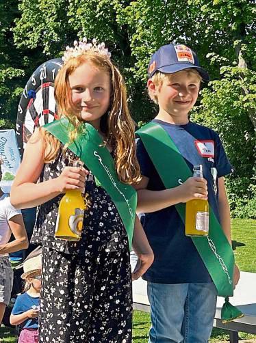 Ellie und Theo sind das neue Kinderkönigspaar in Bad Westernkotten.