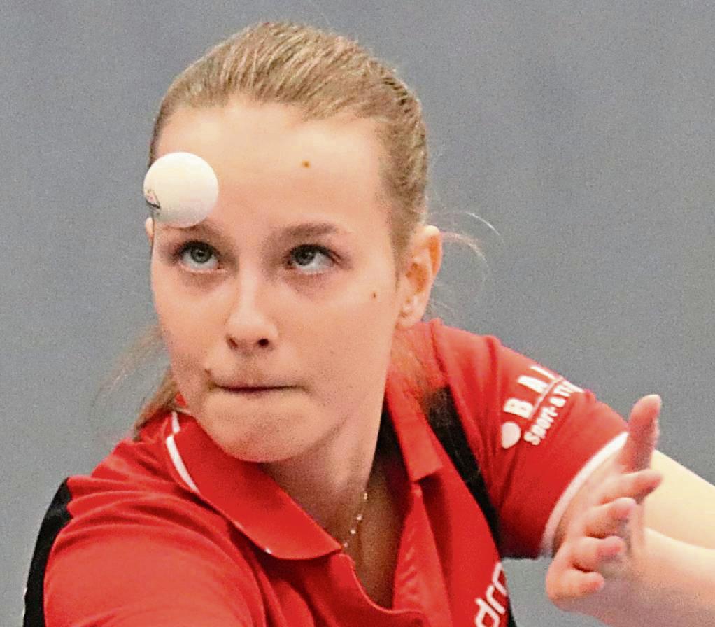 Mannschaftsführerin Medeea Grozav-Marcu will mit der DJK Cappel mit einem Heimsieg gegen Kleve Platz drei in der Tischtennis-Oberliga festigen.