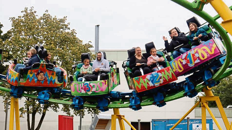 Es dreht sich wieder: Viele interessante Fahrgeschäfte kommen vom 11. bis 14. Oktober zur Herbstkirmes nach Anröchte. Archivfoto: Kabuth