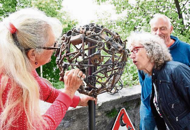Die Teilnehmer präsentierten bei den Kallenhardter Kunsttagen ihre vielfältigen Arbeiten.