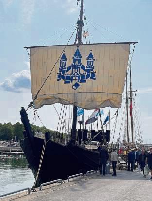 Die Kamper Kogge war nach Visby gesegelt.