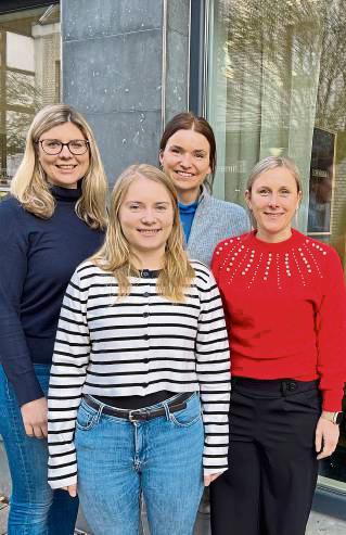 Haben in den Räumen an der Geiststraße ihr Domizil bezogen: Das Team des KWL-Geschäftsbereichs Kommunikation und Tourismus.