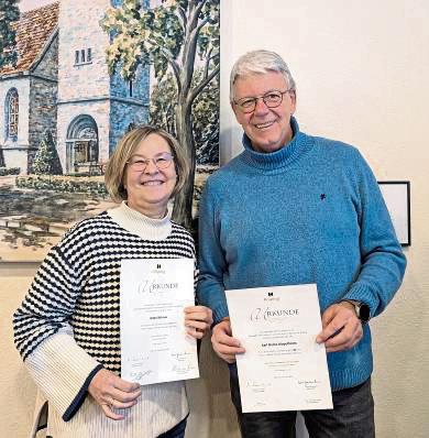 Geehrt wurden Anita Wilmes und Karl Heinz Wapelhorst.