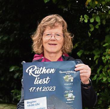 Zu „Rüthen liest“ lädt Annette Dusny ein. Foto: N. Wissing