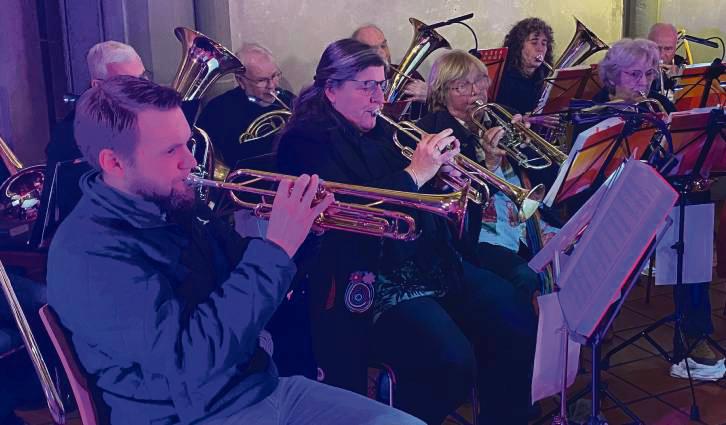 Das Posaunenorchester überzeugte mit einer beeindruckenden musikalischen Bandbreite.