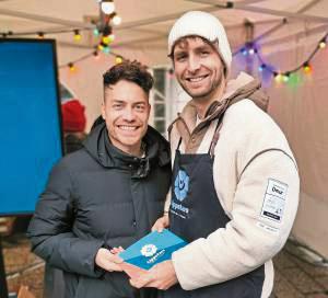 Daniel Grasskemper (l.) informiert sich über „Lippstars“.