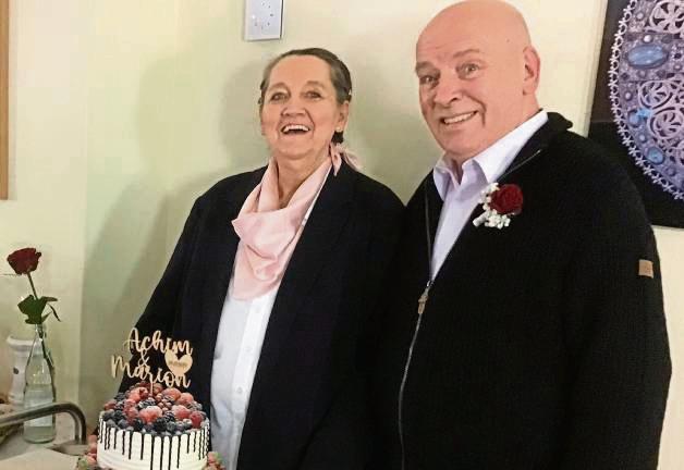 Marion und Achim Marquardt haben im Curanum geheiratet.