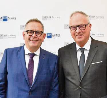 Andreas Knappstein (l.) ist als IHK-Präsident Nachfolger von Andreas Rother.