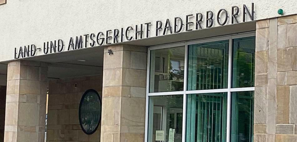 Eine lange Liste Verbrechen findet sich in der Anklageschrift, mit der sich ein 25-jähriger Geseker konfrontiert sieht.