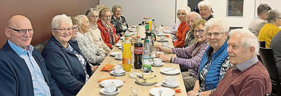 Die Seniorinnen und Senioren freuten sich sichtlich über das Treffen. Foto: Priesnitz