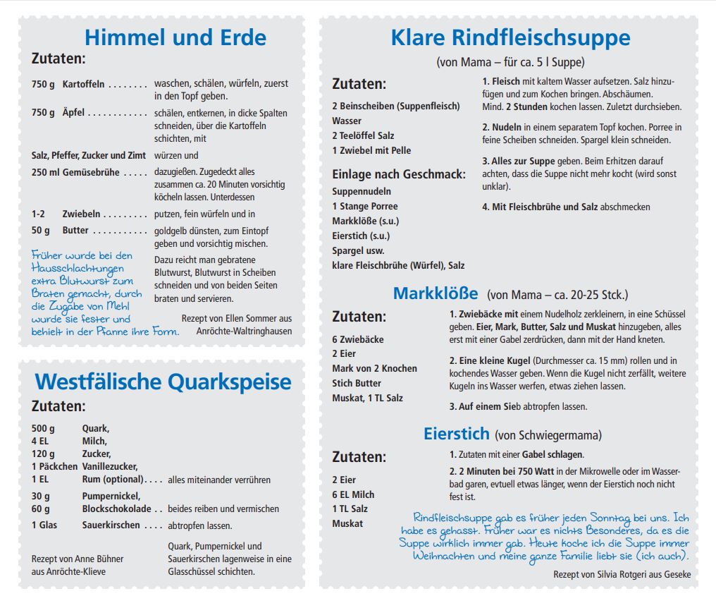 Ein erster Appetithappen: Wir suchen weitere leckere Rezepte aus der Heimatküche.