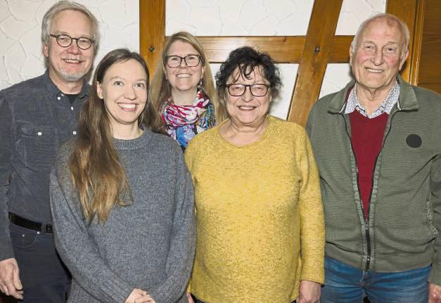 Auf dem Foto zu sehen (v.l.): Frank Biege, Julia Austin, Karena Hansel, Birgit Buxelbröer und Theo Struwe.