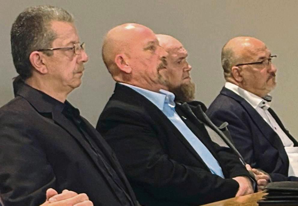 Neu im Anröchter Rat ist die AfD – hier mit ihren Vertretern Roy Tepke, Klaus Ruttens, Dino Roslan und Olaf Ganser (v.l.). Foto: Dagmar Meschede