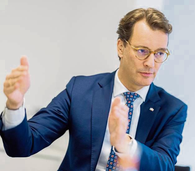 Der Landesvater kommt: Hendrik Wüst (CDU) bittet am Montagabend zum Ehrenamtsempfang in Erwitte. Foto: dpa