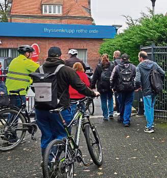In Lippstadt gab es am Dienstag zwei erste Warnstreik-Aktionen.
