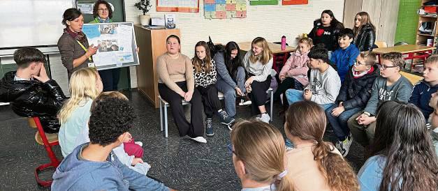 Im Liz erfuhren die Schüler der Sekundarschule viel Wissenswertes über Wasser.