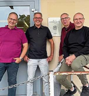 Der neu zusammengesetzte HTR-Vorstand (v.l.): Michael Grafe, Thomas Schlösser, Christoph Schlösser und Georg Ickemeyer.
