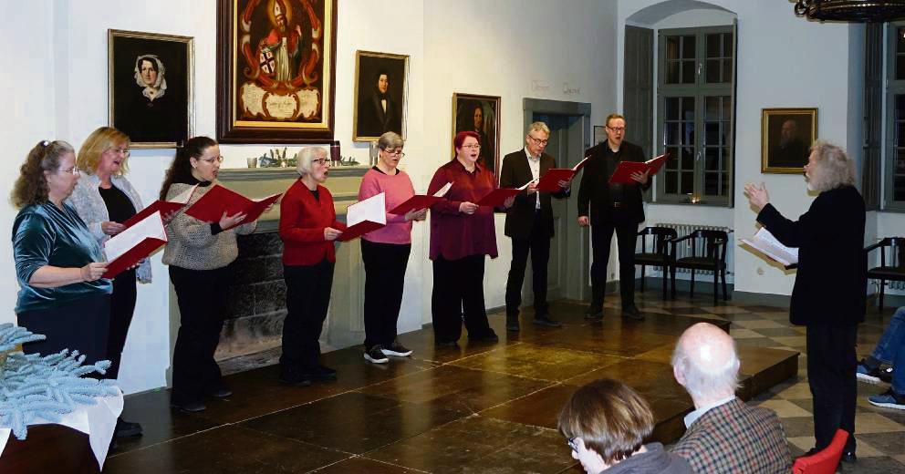 Das Vokalensemble Art de Chor begeisterte mit anspruchsvollem Chorgesang. Foto: Marcus Kloer