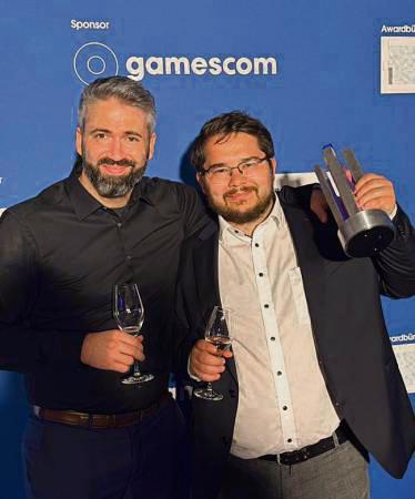Die Gewinner Nando Caputo Crapa (l.) und Sebastian Pokutta.