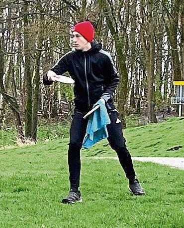 Spielte die beste Runde des Turniers beim Drive Season Opening im Revierpark Wischlingen: Discgolfer Luca Kienel.