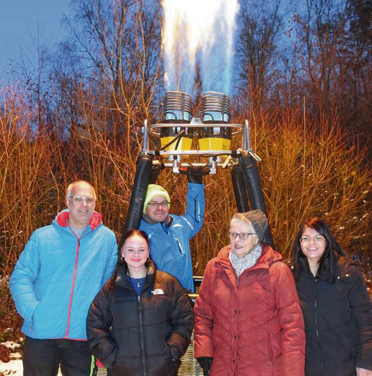 Mehrere Teams präsentierten ihre Modelle am Eingang des Bibertals.