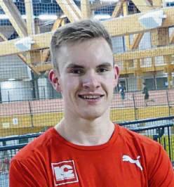 Joel Radin startete über 800 Meter